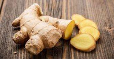 Ginger root in gel that increases the size of the penis