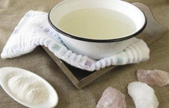 Compresses with soda for penis enlargement