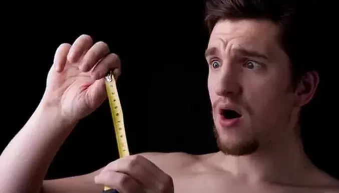 man measured his penis before enlargement