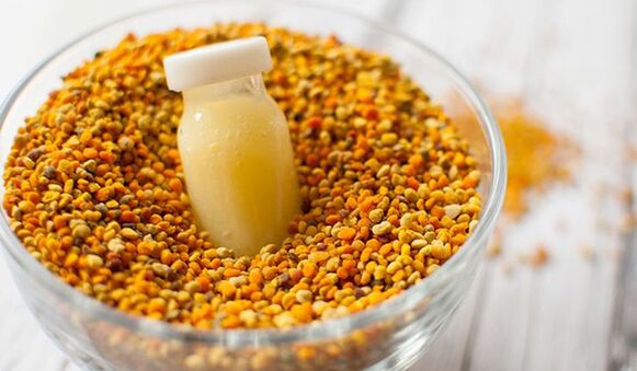 A man will keep himself in good shape by consuming royal jelly and bee bread
