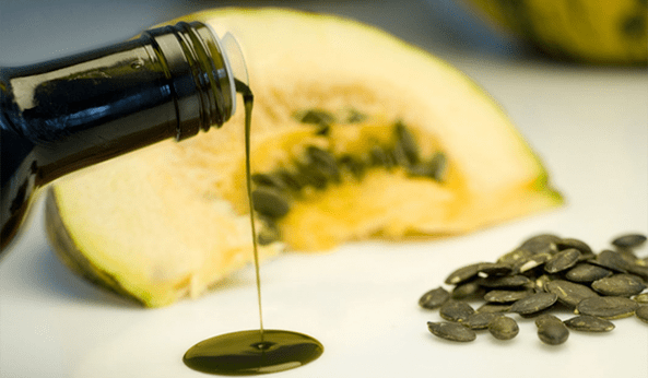 Pumpkin oil has a beneficial effect on a man's prostate